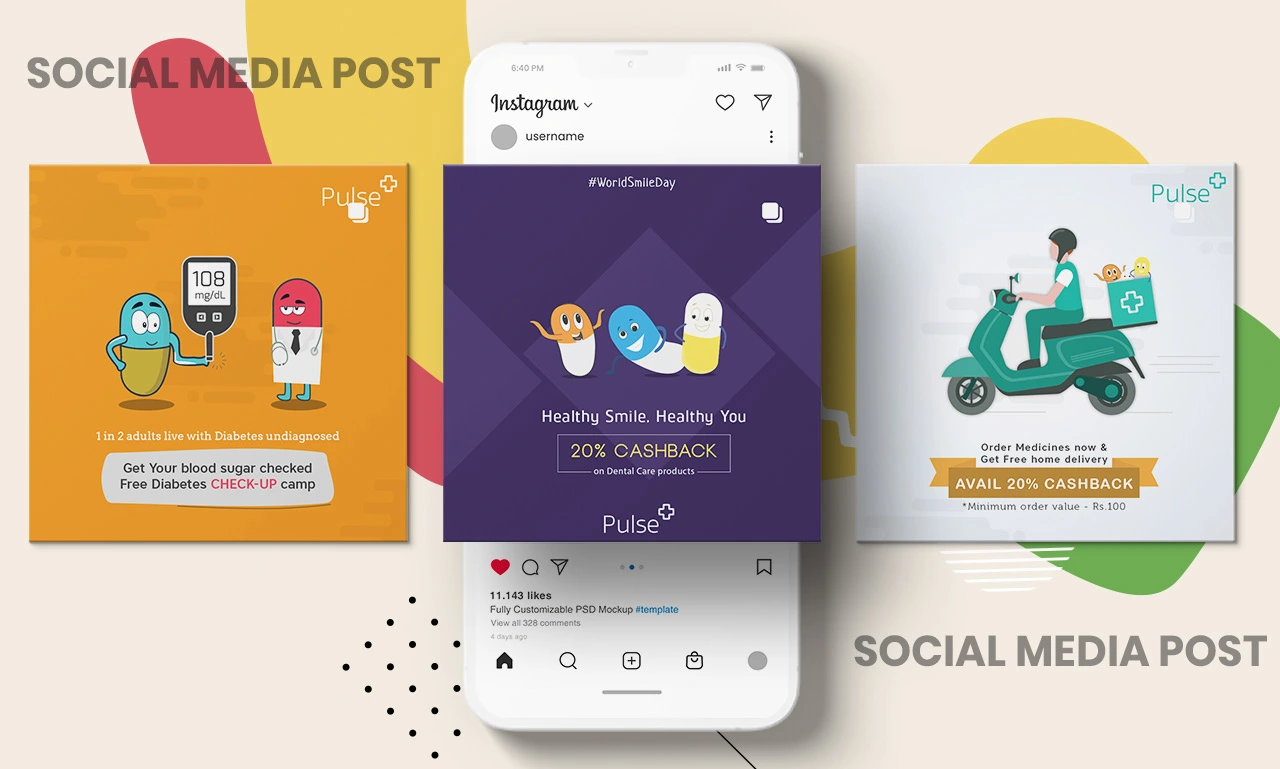 social media portfolio poster design Bangalore