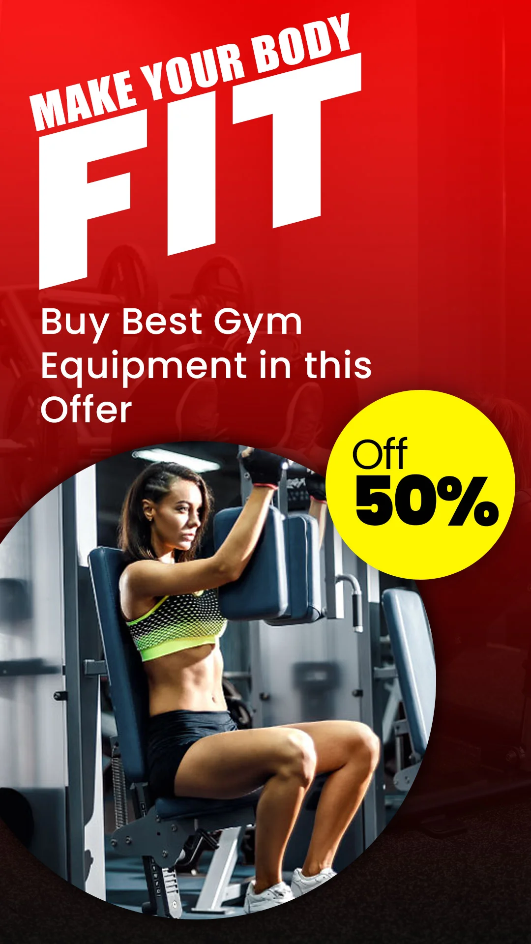 Fitness gym workout flyer post banner templates - Digitalassets