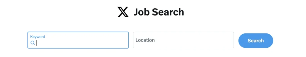 Twitter Job search platform
